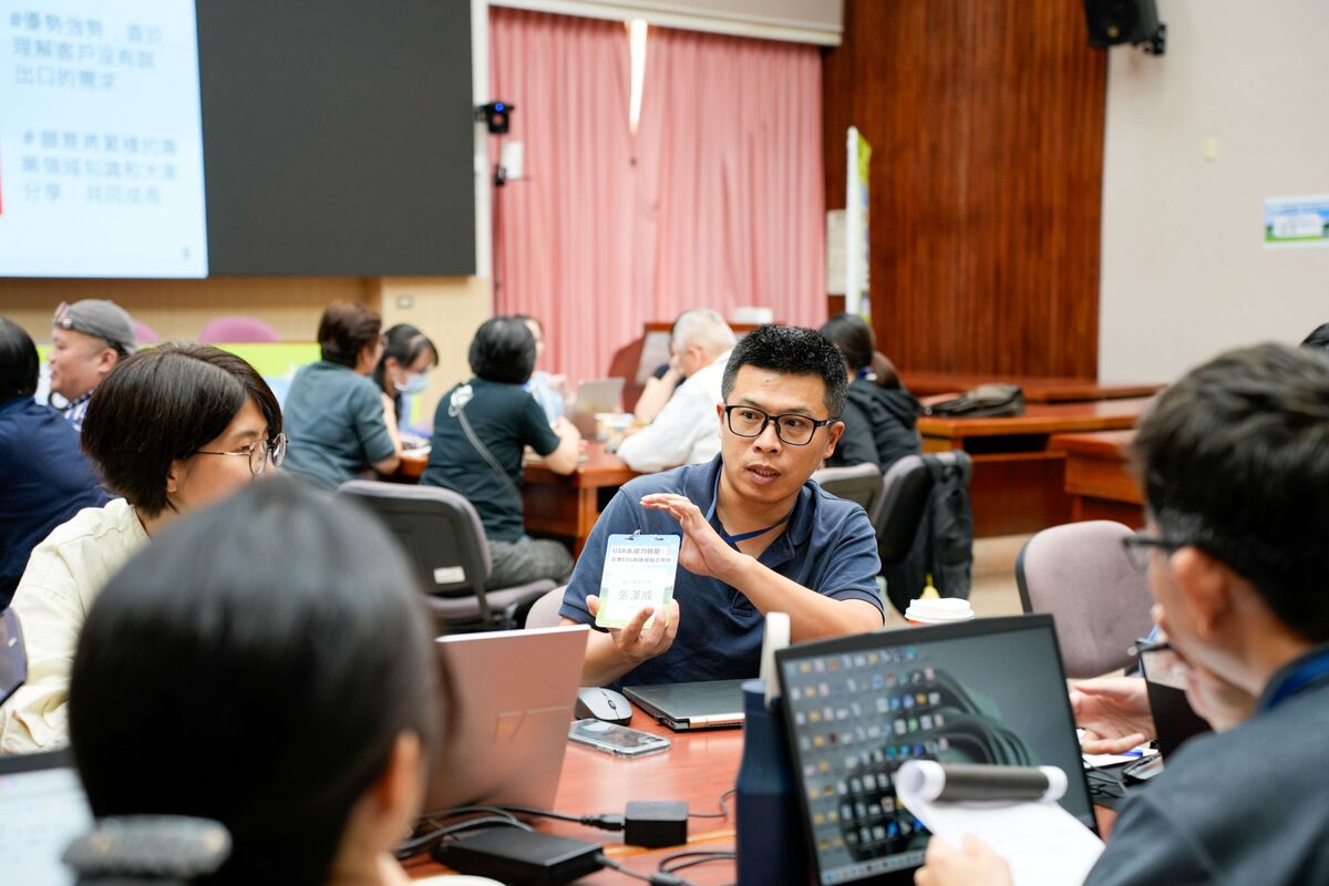 下午場則採實作工作坊形式，進行跨校分組交流與實務演練，將USR成果轉化為具體ESG行動方案。圖片