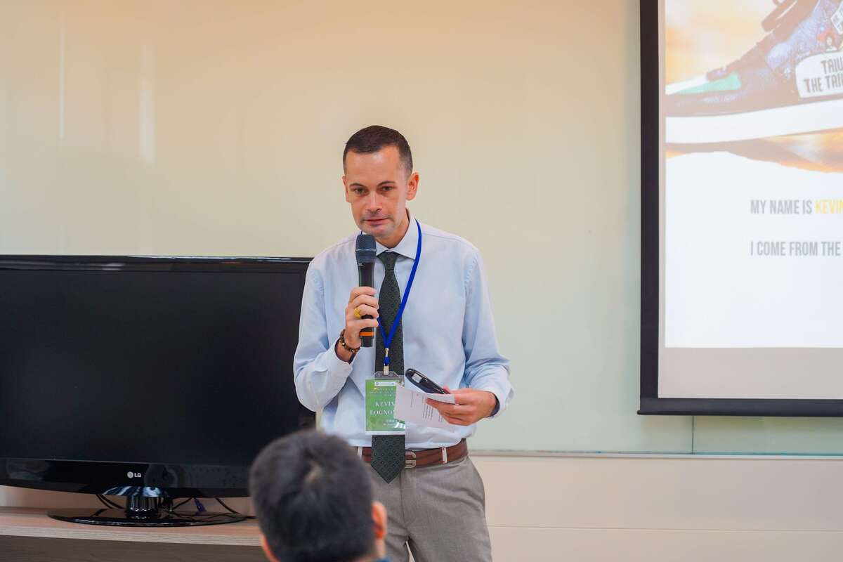 Kevin from France shared his thoughts on business sustainability.Image