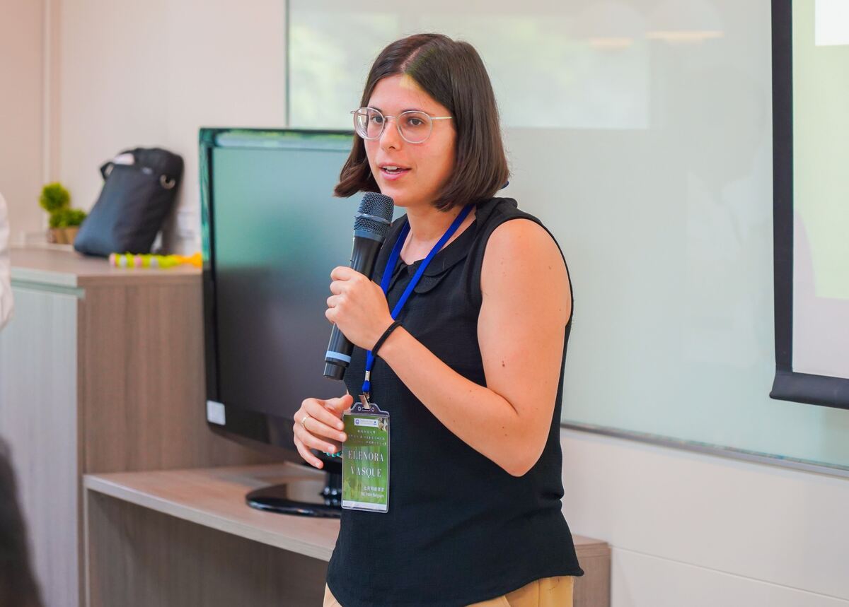 Elenora, a media worker from Belgium, enjoyed the diversity and freedom of Taiwan.Image