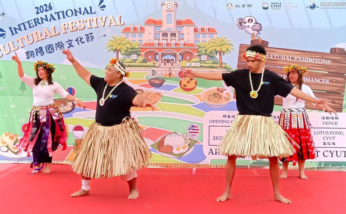 A lively performance from Tuvalu brings South Pacific flair to the festival.Image