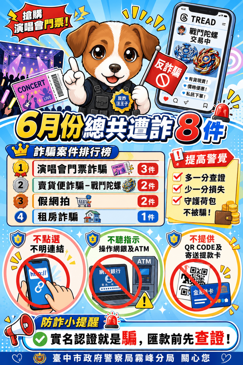 6月份學生遭詐圖片