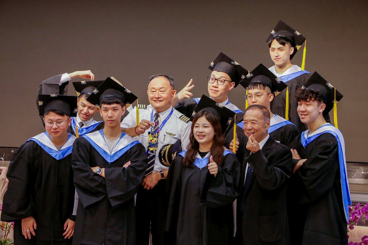 The Department of Aviation Technology held a special “Solo Flight” graduation for its first graduating class.Image