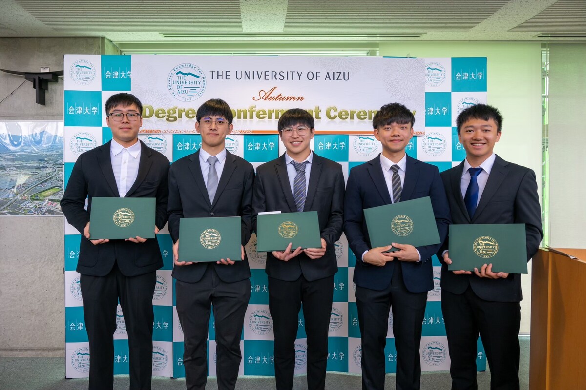 朝陽資訊學院已有超過80名學子獲得日本會津大學、日本岩手縣立大學及德國OTH大學跨國雙碩士學位。圖片