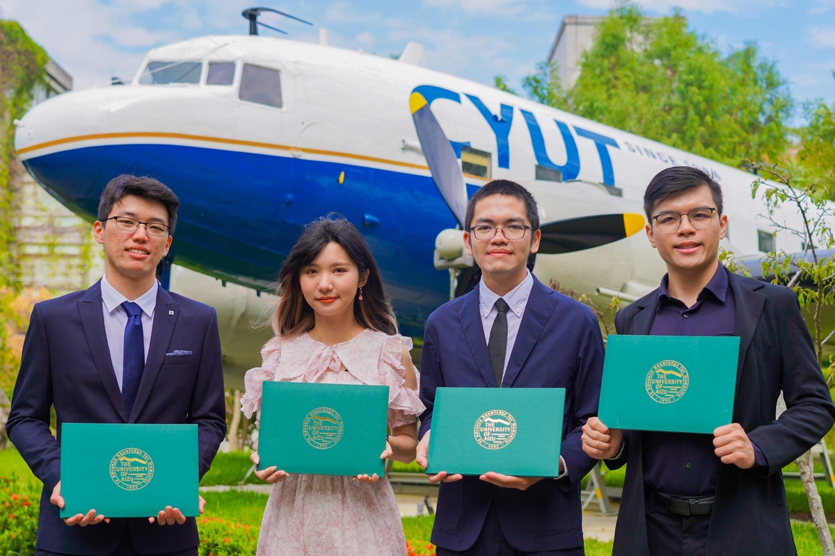 本校資訊學院學子取得日本會津大學跨國雙碩士人數創新高，國際交流成果豐碩。圖片