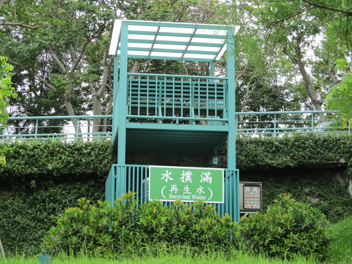 CYUT’s campus “Water Bank” system produces 45 tons of reclaimed water daily for toilet flushing and irrigation, significantly reducing water use.Image